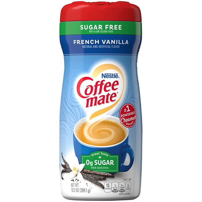 Coffee-Mate Coffee Creamer Sugar Free French Vanilla - Pack of 6