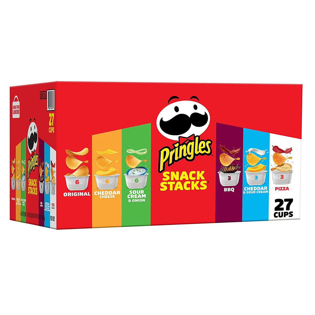 Pringles Potato Crisps Chips, Lunch Snacks, Office and Kids Snacks, Sn ...