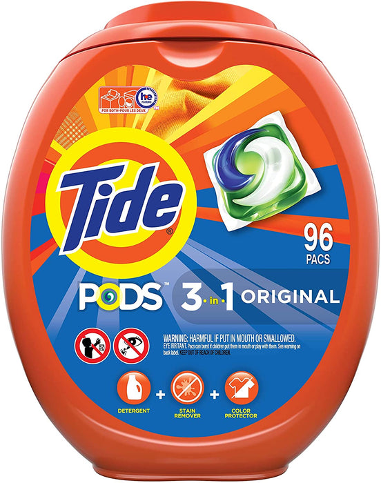 Tide Pods High Efficiency, 96 Count