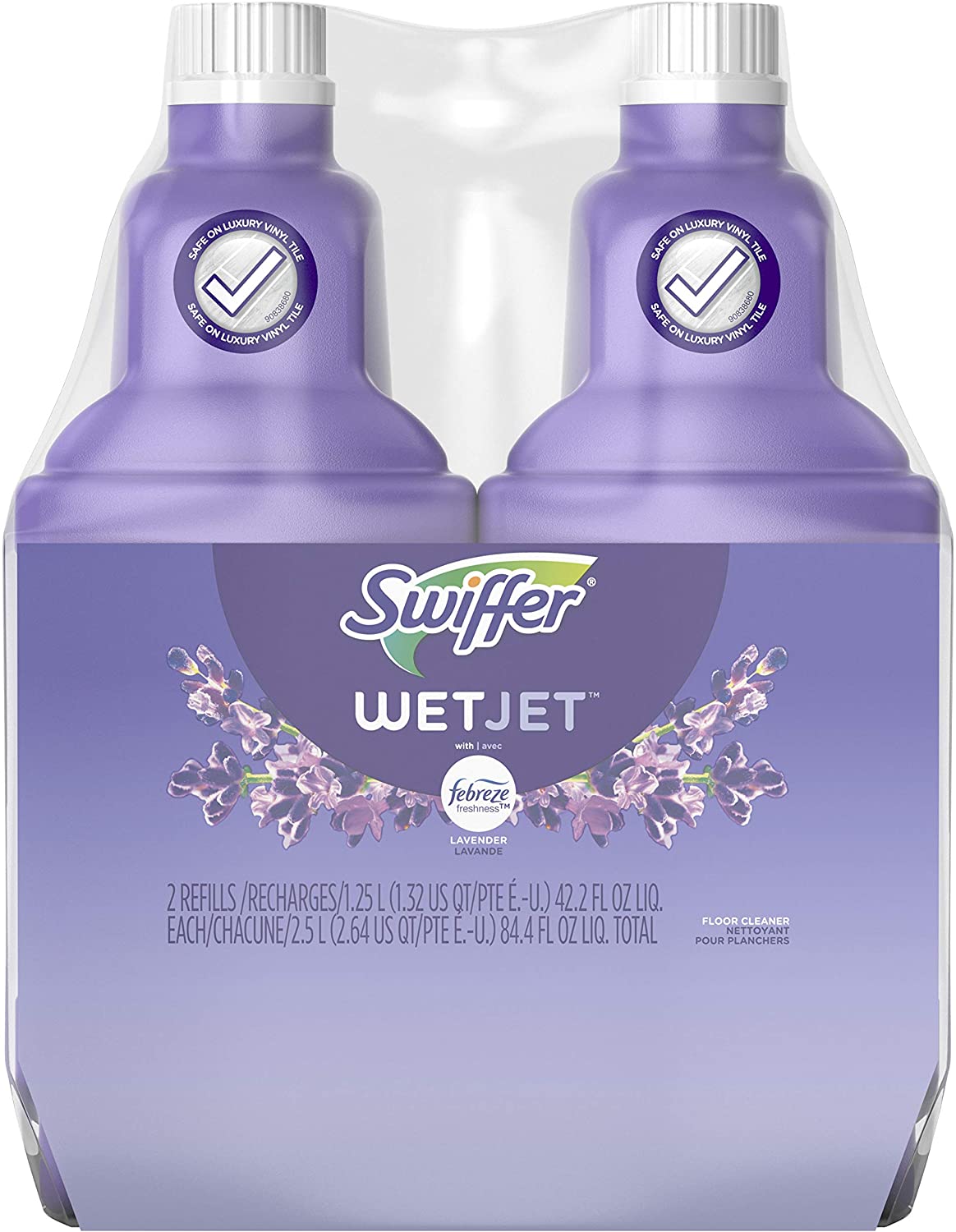 Swiffer WetJet Multi-Purpose Floor Cleaner Solution with Febreze Refil ...