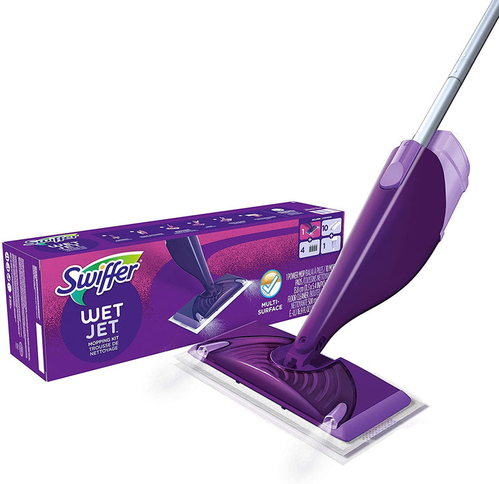 Swiffer WetJet Hardwood and Floor Spray Mop Cleaner Starter Kit