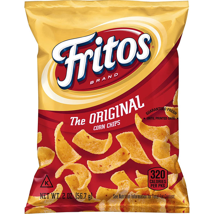 Fritos Original Corn Chips, 2 Ounce, Pack of 10