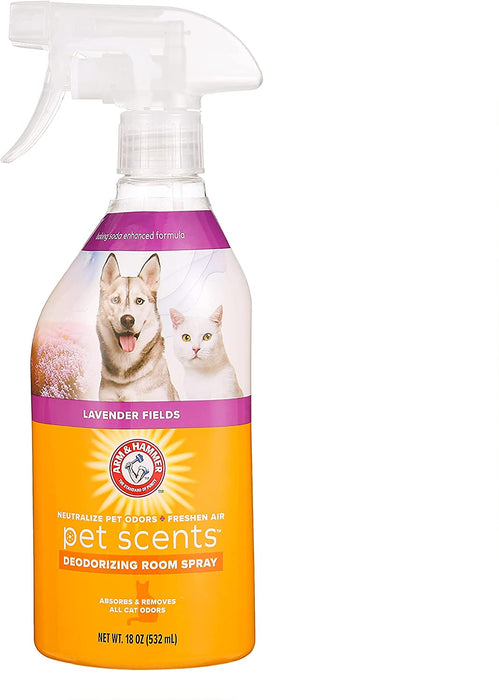 Arm & Hammer for Pets Pet Scents Room Spray, 18 oz - Pet Odor Eliminator Spray