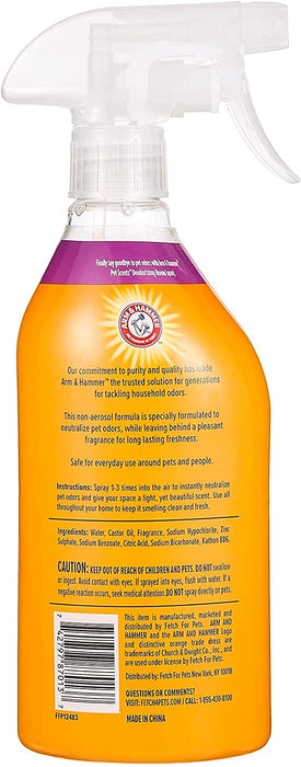 Arm & Hammer for Pets Pet Scents Room Spray, 18 oz - Pet Odor Eliminator Spray