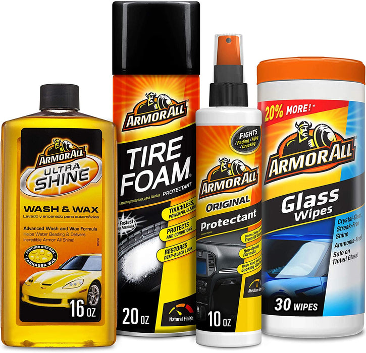 Armor All Car Wash and Cleaner Kit (4 Items)